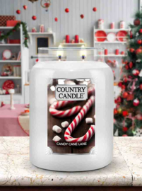 Country Candle Candy Cane Lane Large Jar
