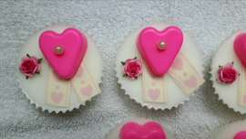 Cupcake met lint