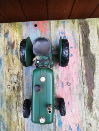 Green Metal Vintage Tractor Ornament 27 cm