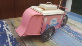 Ice Cream Tricycle With Parasol Rose