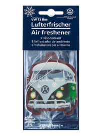 Bus Air Freshener met sneeuw groen