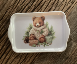 Knuffelbeer dienblaadje