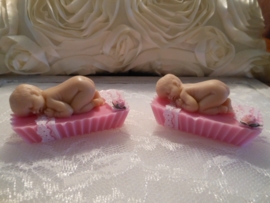 Baby op cupcake