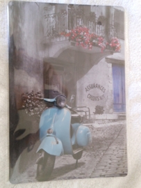 Vespa blauw