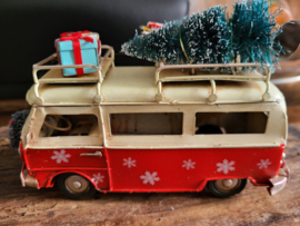 Christmas Campervan Xmas rood