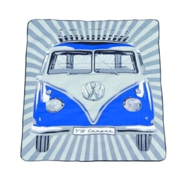 VW picnic deken blauw