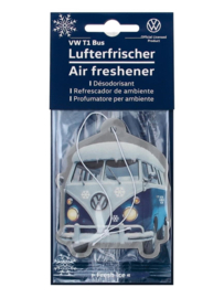 Bus Air Freshener met sneeuw blauw