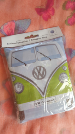 VW Bus Shopper Bag Black/Green