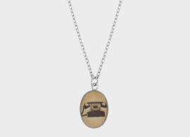Retro Phone ketting