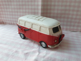 Vintage VW bus classic rood