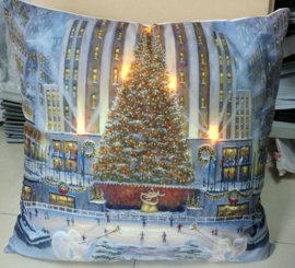 Christmas Tree LED Cushion