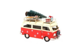 Christmas Campervan Xmas rood