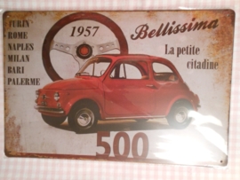 Fiat 500 rood