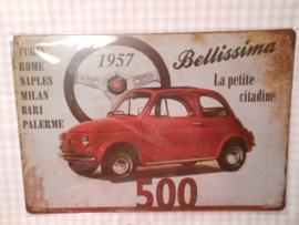 Fiat 500 rood