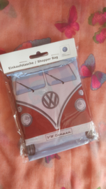 VW Bus Shopper Bag Red