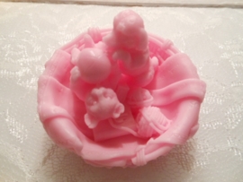 Mand met puppy en kitten
