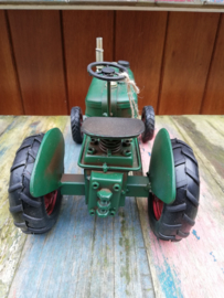 Green Metal Vintage Tractor Ornament 27 cm