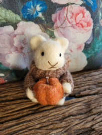 Muis met pompoen