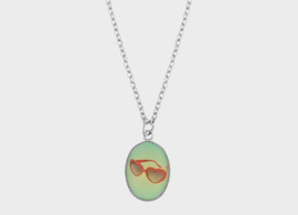 Heart Sunglasses ketting