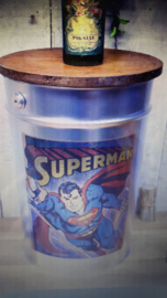 Retro Metal Stool Superman