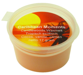 Wax Melt Caribean Moments. Cosos, vanille en citroen.