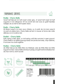 Radijs Cherry Bell helder rood 2556
