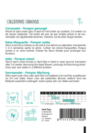 Aster, zomeraster Callistephus chinensis Pompon gemengd	4115