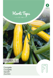 Courgette geel gestreept Sunstripe F1 12975