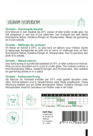 Tomaat, kerstomaat kleuren mix