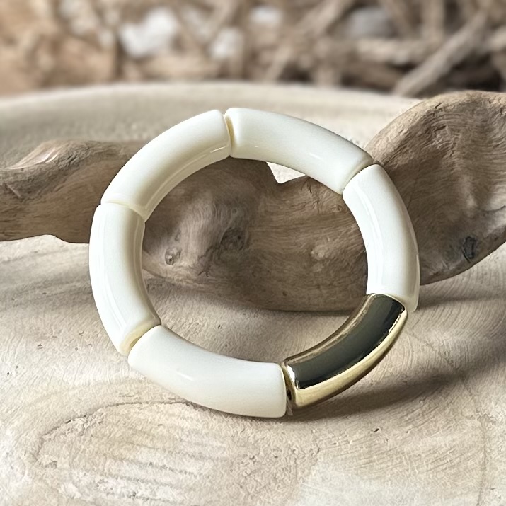 Tube armbanden | Classy basics - Large glans|Pastel