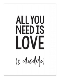 All you need is love(& chocolate)