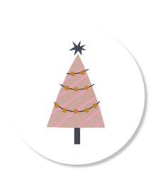 Kadosticker | Kerstboom rose