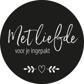 Kadosticker XL |  Met Liefde voor je ingepakt XL