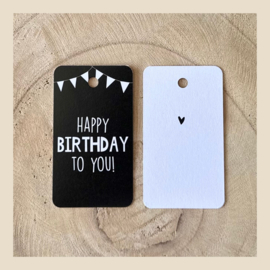 Minikaart | Happy birthday to you