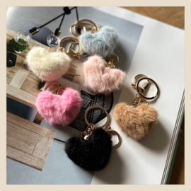 Sleutelhanger | Fluffy hartje