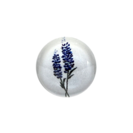 Kaartpin | Small blue flowers