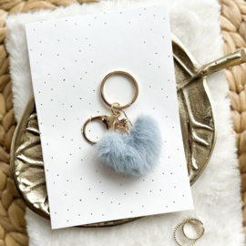 Sleutelhanger | Fluffy hartje