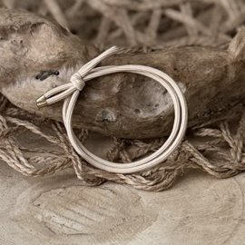 Haarelastiek / armbandje | Strik nude