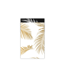 Kadozakjes | Palm leaves - Wit/goud