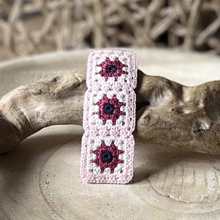 Haarclip | Granny square