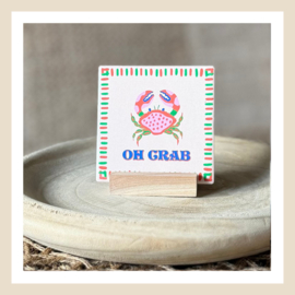 Tegeltje | Oh Crab