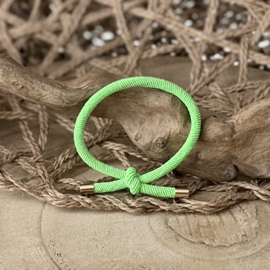 Elastiekjes/armbandjes | Knoop neon