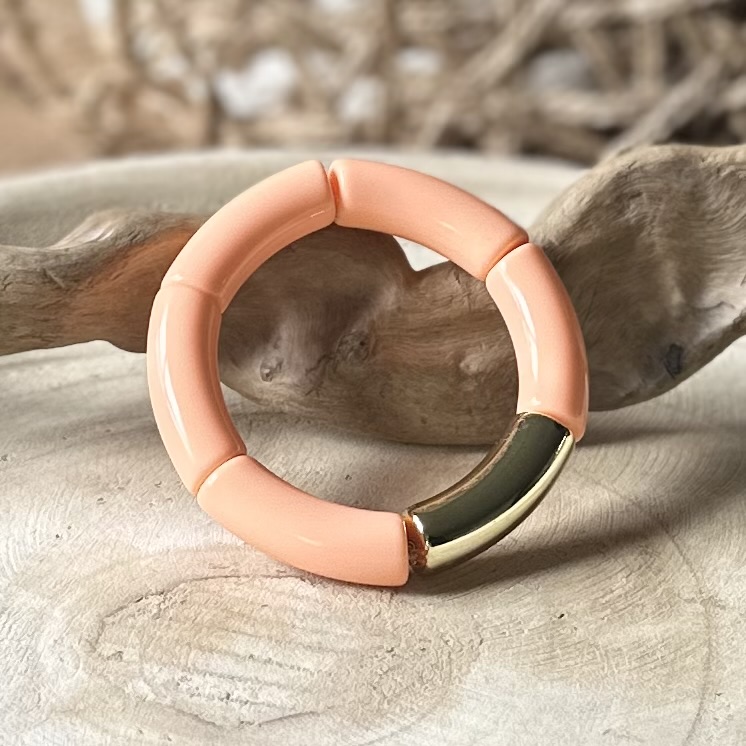 Tube armbanden | Classy basics - Large glans|Pastel
