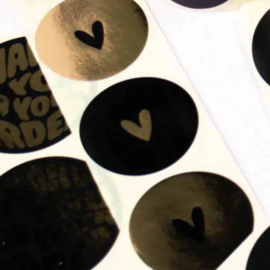 Kadosticker | Hart-Gold&black