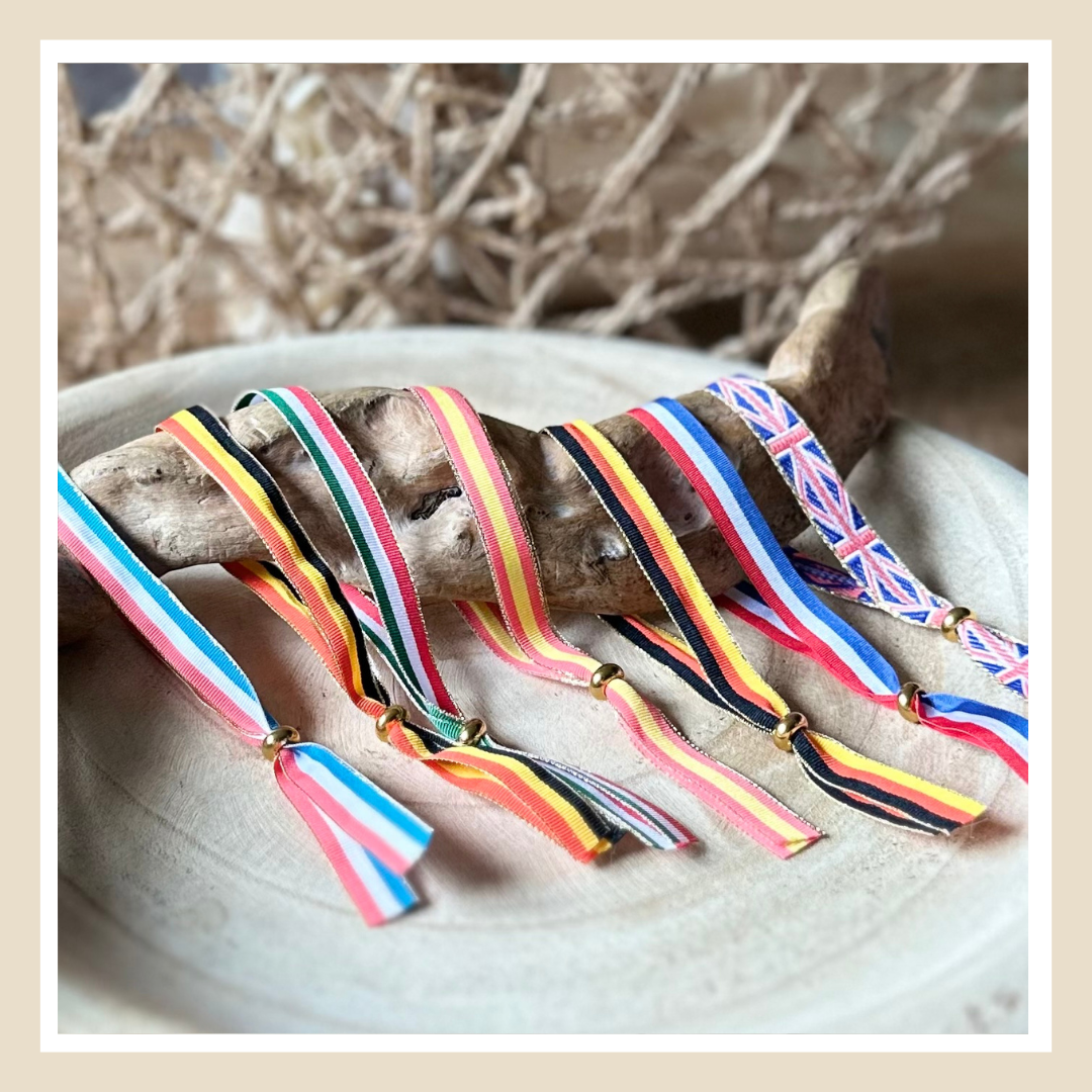 Armbandjes | Lint met vlag