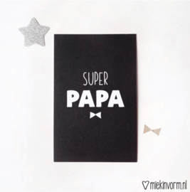 Mini-kaartje Super Papa.