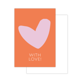 Midi kaart | Spring-Heart”with love”
