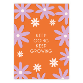 Sieradenkaart | Keep going keep growing