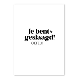 Kaart | Je bent geslaagd!