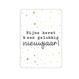 Kerstkaart | Fijne feestdagen en een gelukkig nieuwjaar